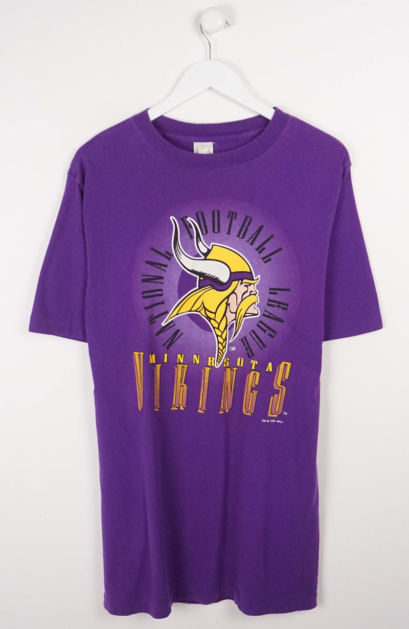 LuckyLuDesigns Leopard Minnesota Vikings T-Shirt for Women | NFL MN Skol Vikes | Medium