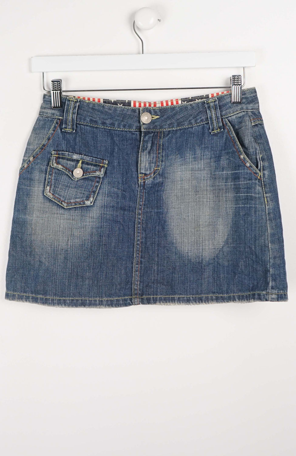 VINTAGE Y2K DENIM SKIRT (SIZE 10)