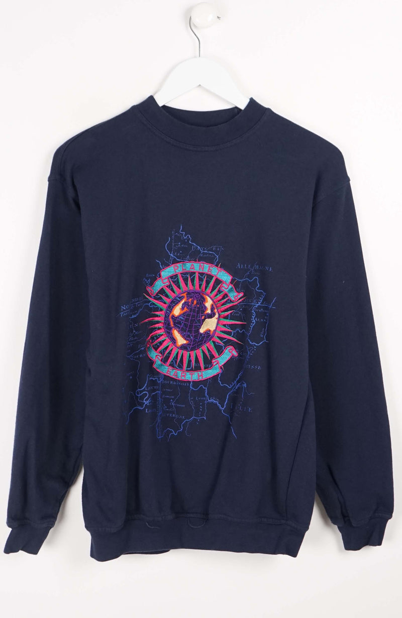 VINTAGE PLANET EARTH SWEATER (S) 