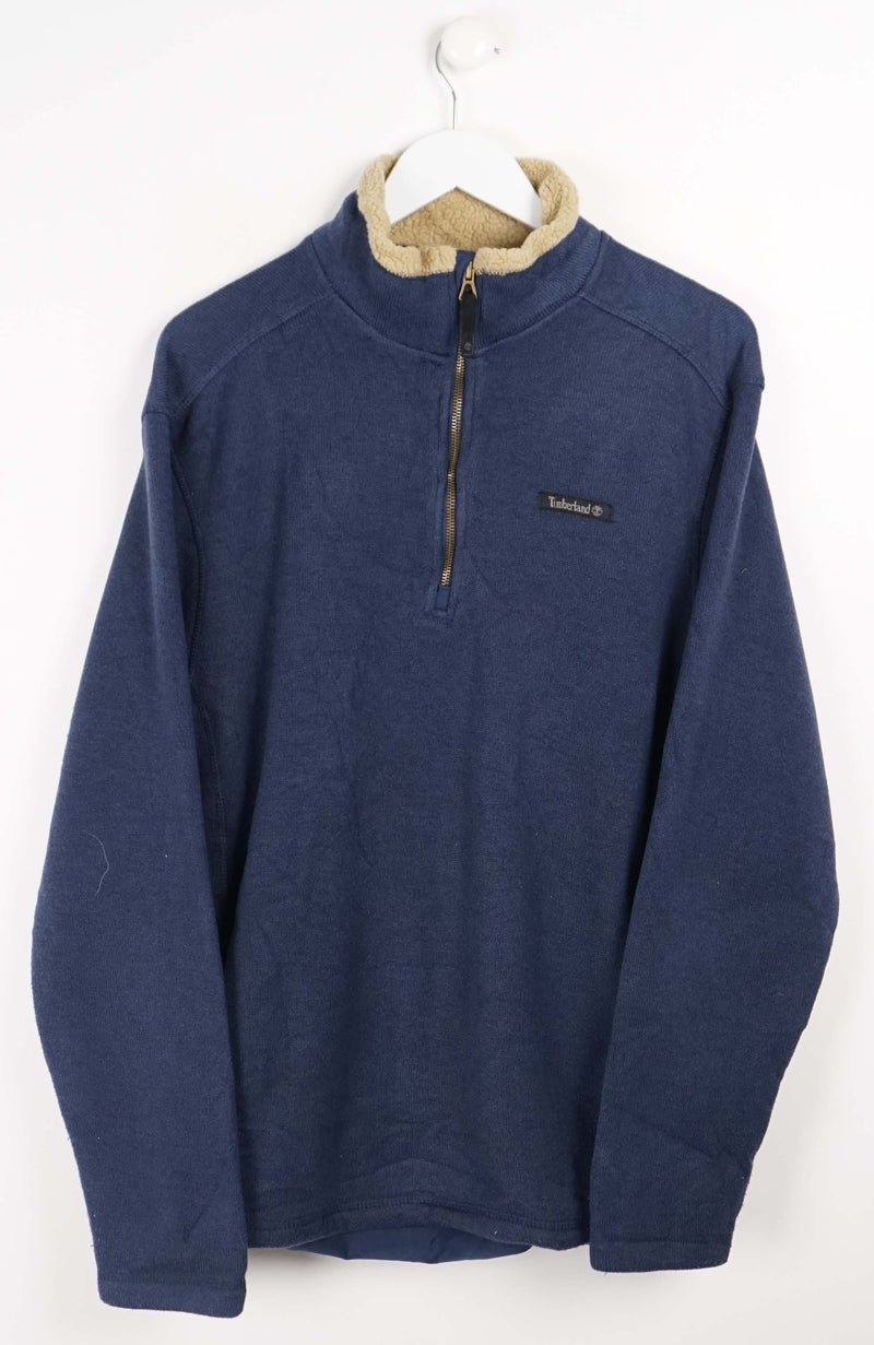 VINTAGE TIMBERLAND 1/4 ZIP SWEATER (L)