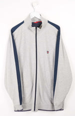 VINTAGE TOMMY HILFIGER FULL ZIP SWEATER (XL)