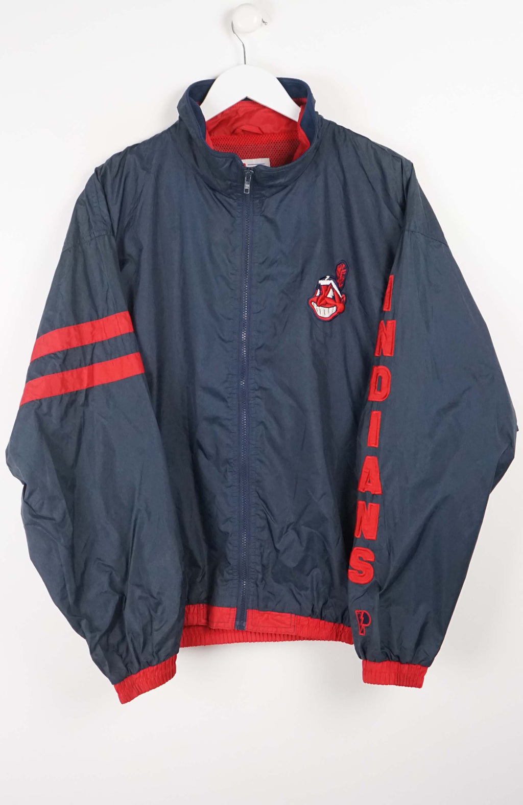 Vintage Cleveland Indians Logo Athletic Windbreaker. X-Large