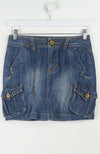 VINTAGE Y2K DENIM SKIRT W28