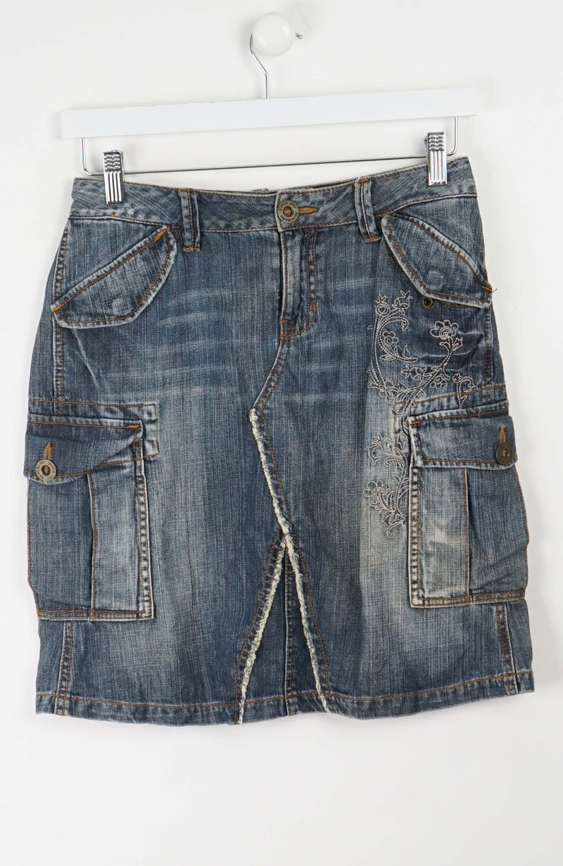 VINTAGE Y2K DENIM SKIRT W28/10