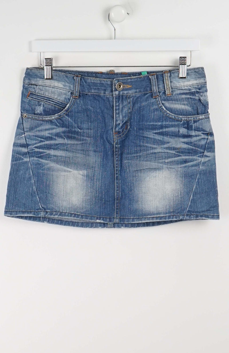 VINTAGE Y2K DENIM SKIRT (SIZE 12)