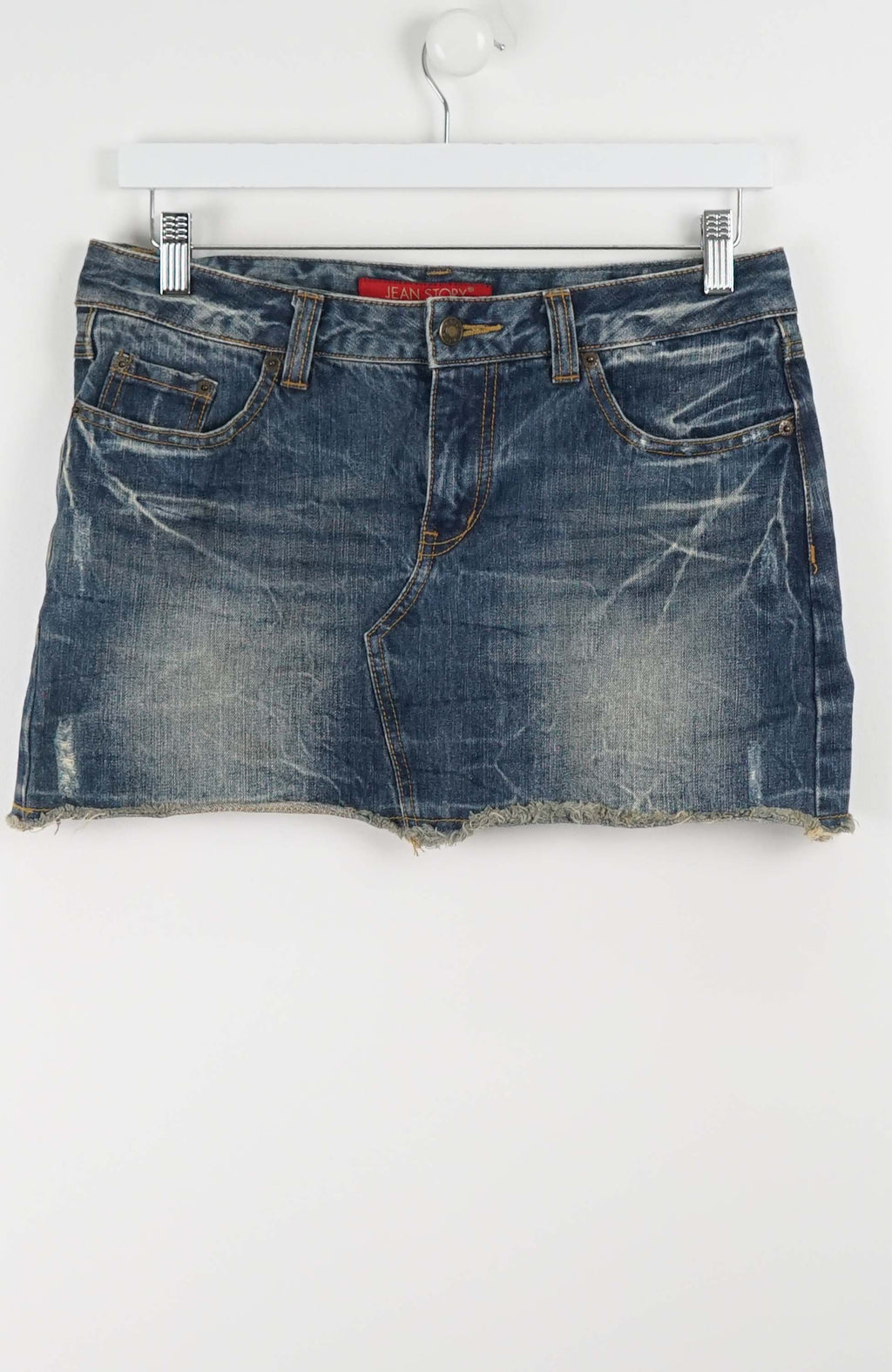 VINTAGE Y2K DENIM SKIRT (SIZE 14)