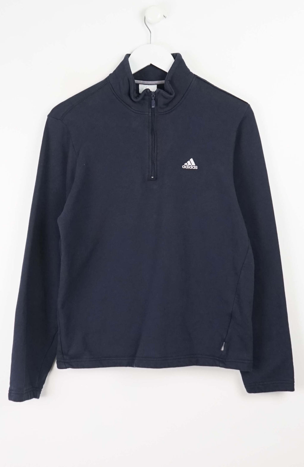 VINTAGE ADIDAS 1/4 ZIP SWEATER (S) 