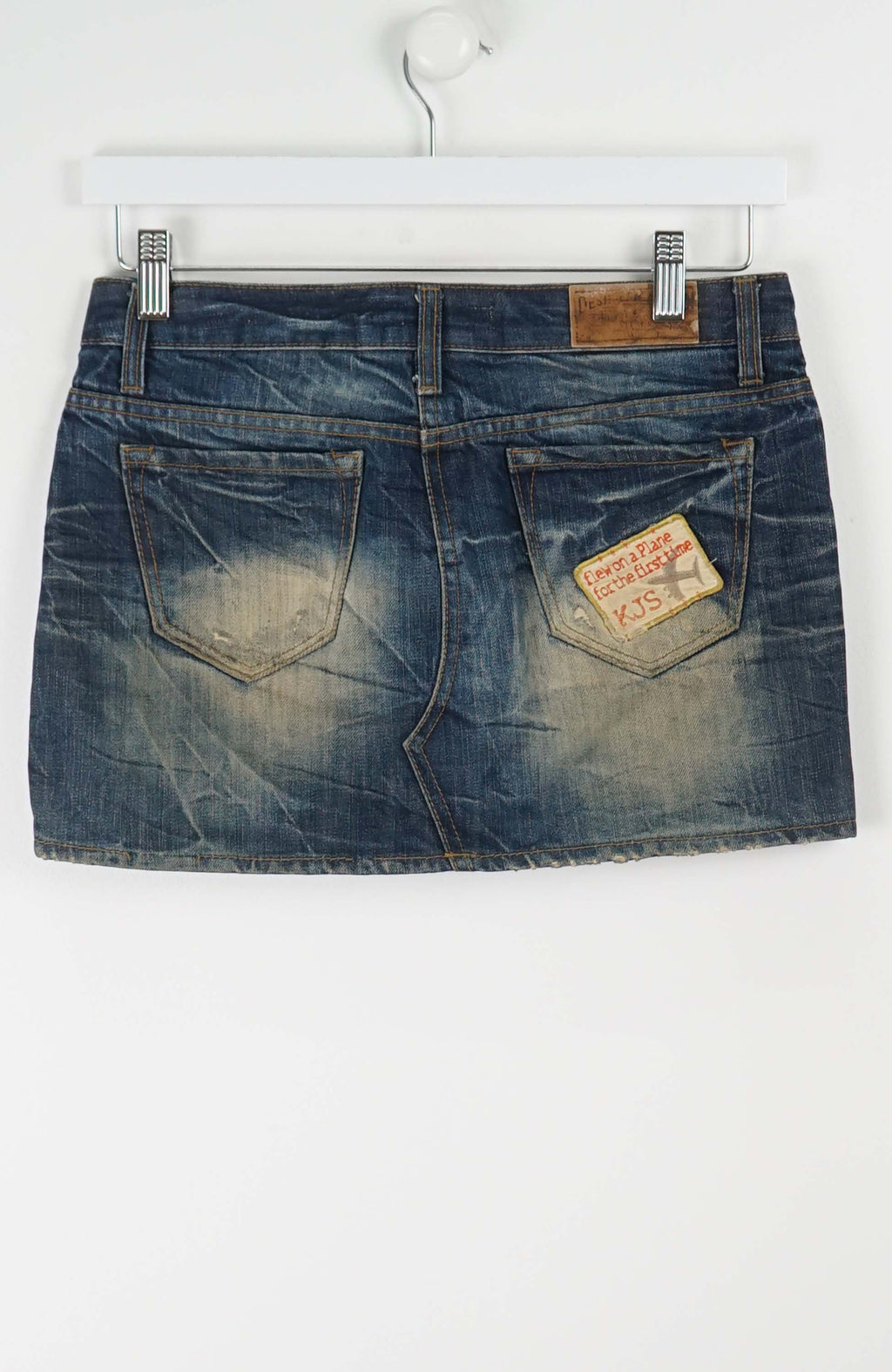 VINTAGE Y2K DENIM SKIRT (SIZE 12)