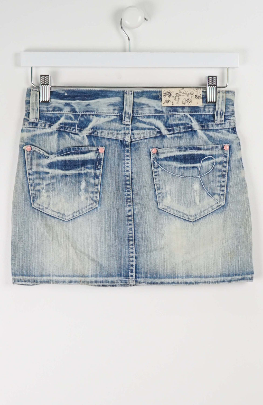 VINTAGE Y2K DENIM SKIRT (SIZE 10)