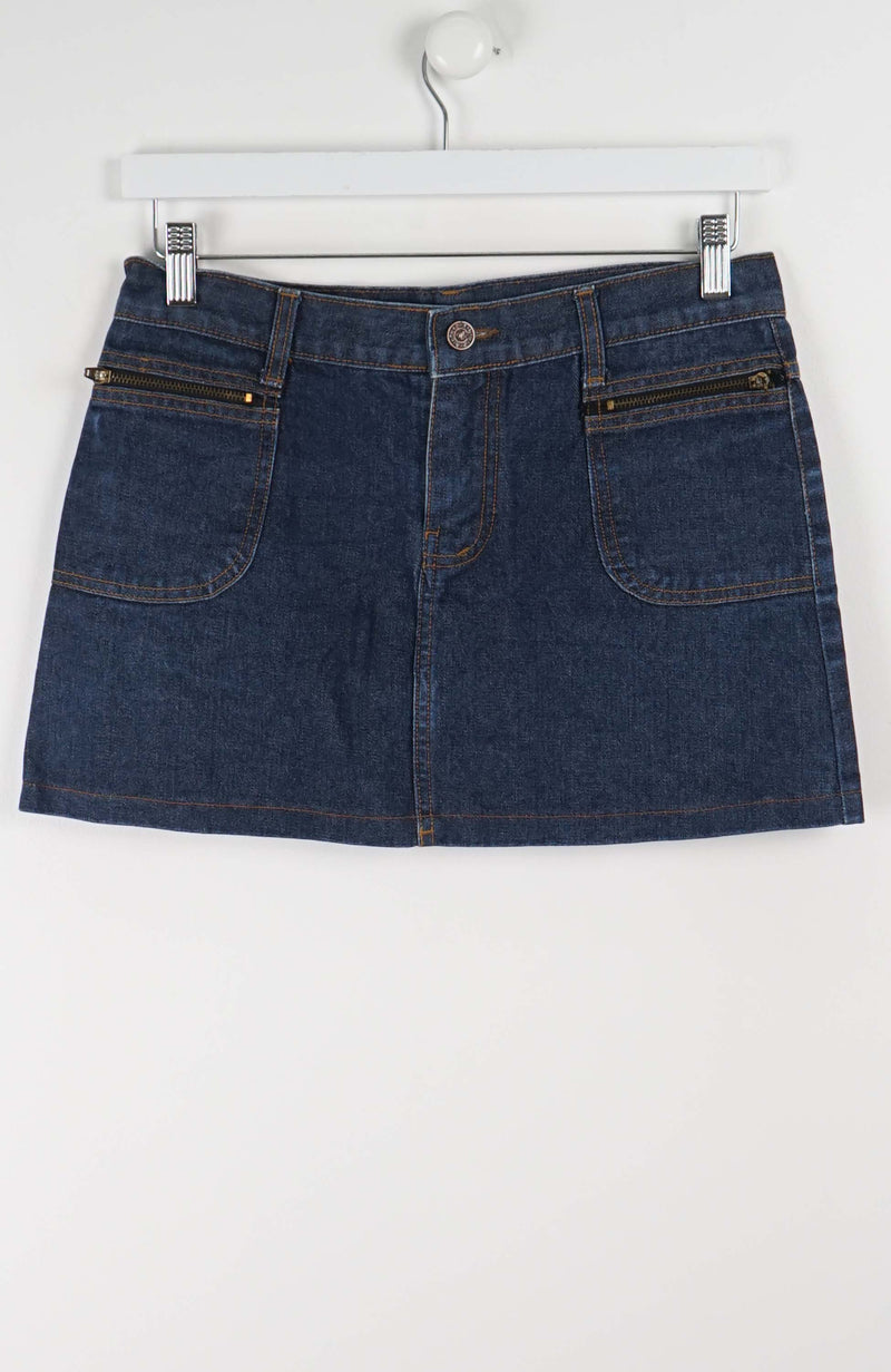 VINTAGE Y2K DENIM SKIRT (SIZE 14)