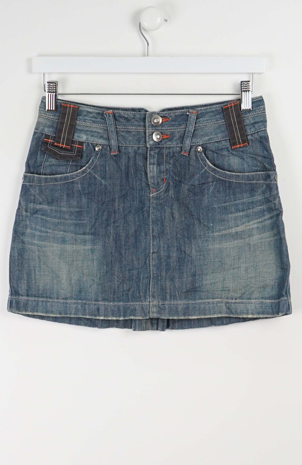 VINTAGE Y2K DENIM SKIRT (SIZE 10)