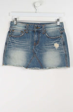 VINTAGE Y2K DENIM SKIRT (SIZE 12)