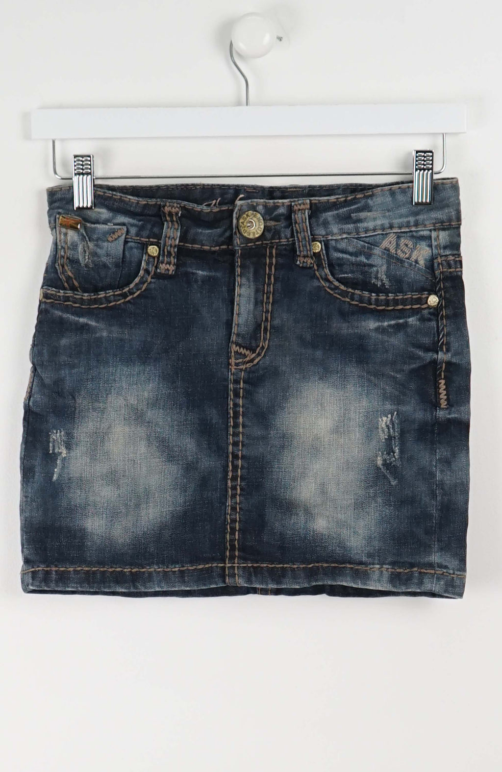 VINTAGE Y2K DENIM SKIRT (SIZE 10)