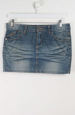 VINTAGE Y2K DENIM SKIRT (SIZE 14)