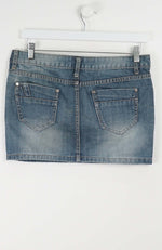 VINTAGE Y2K DENIM SKIRT (SIZE 14)