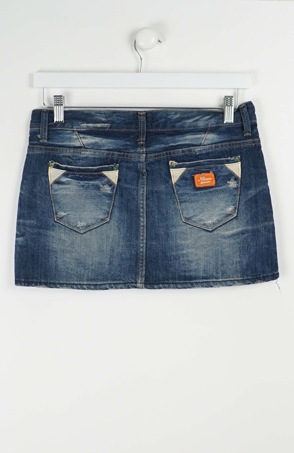 VINTAGE Y2K DENIM SKIRT (SIZE 20)