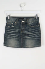 VINTAGE Y2K DENIM SKIRT (SIZE 8)