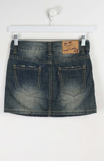 VINTAGE Y2K DENIM SKIRT (SIZE 8)