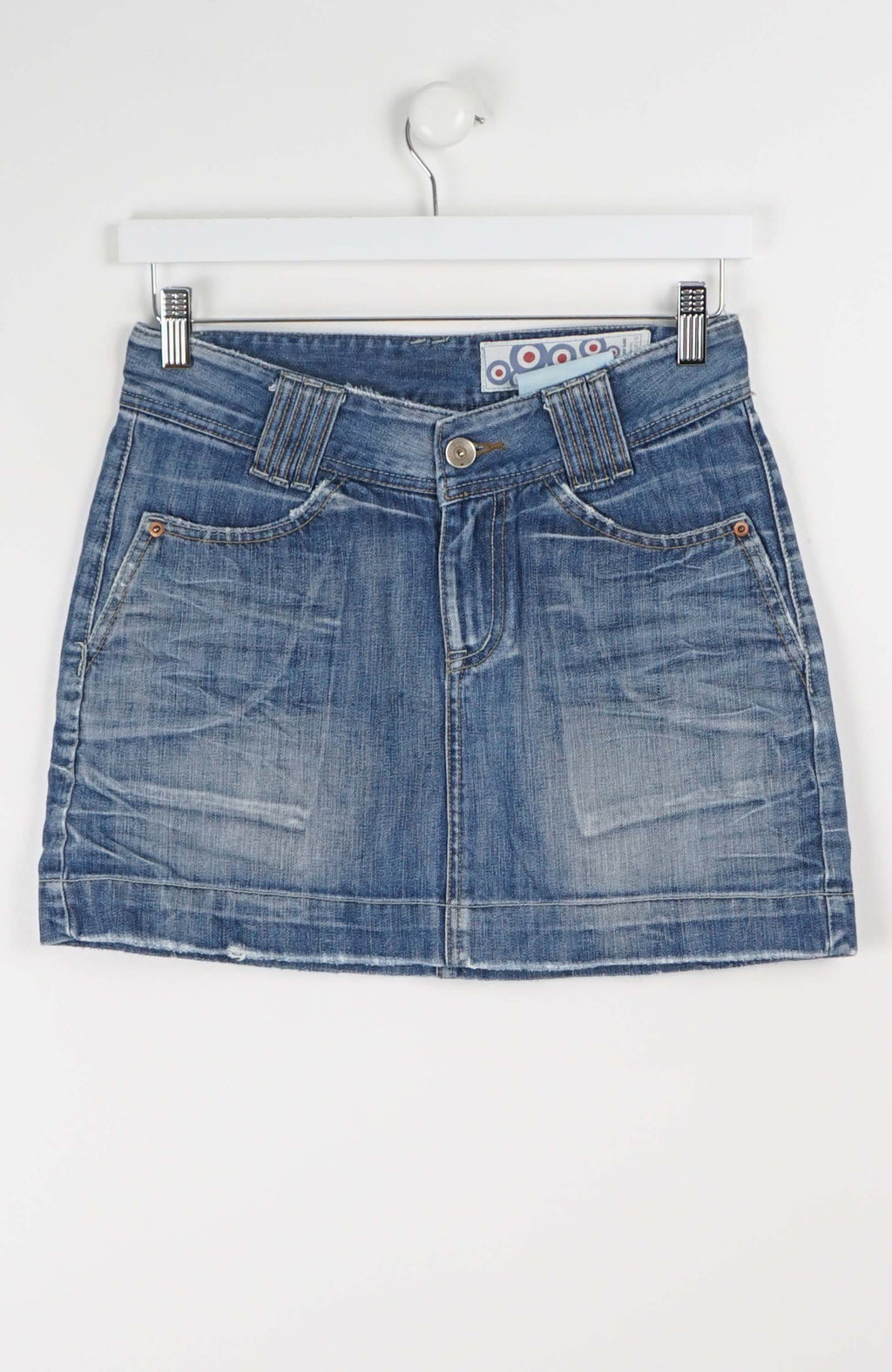 VINTAGE Y2K DENIM SKIRT (SIZE 18)