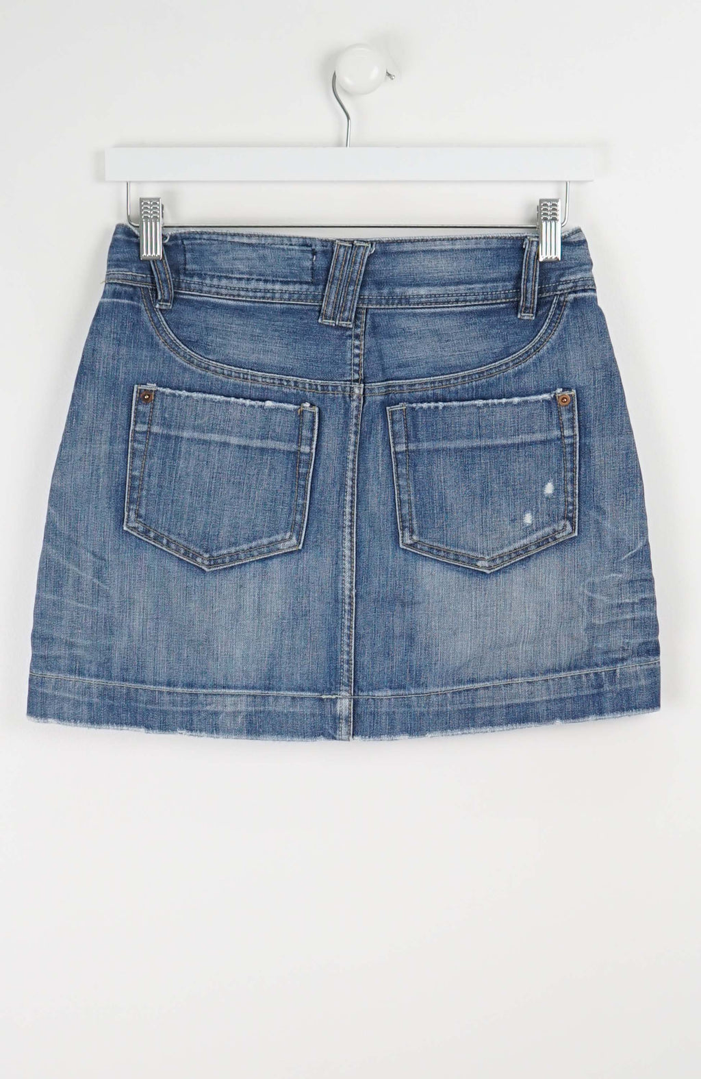 VINTAGE Y2K DENIM SKIRT (SIZE 18)