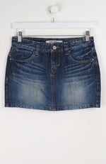 VINTAGE Y2K DENIM SKIRT (SIZE 18)