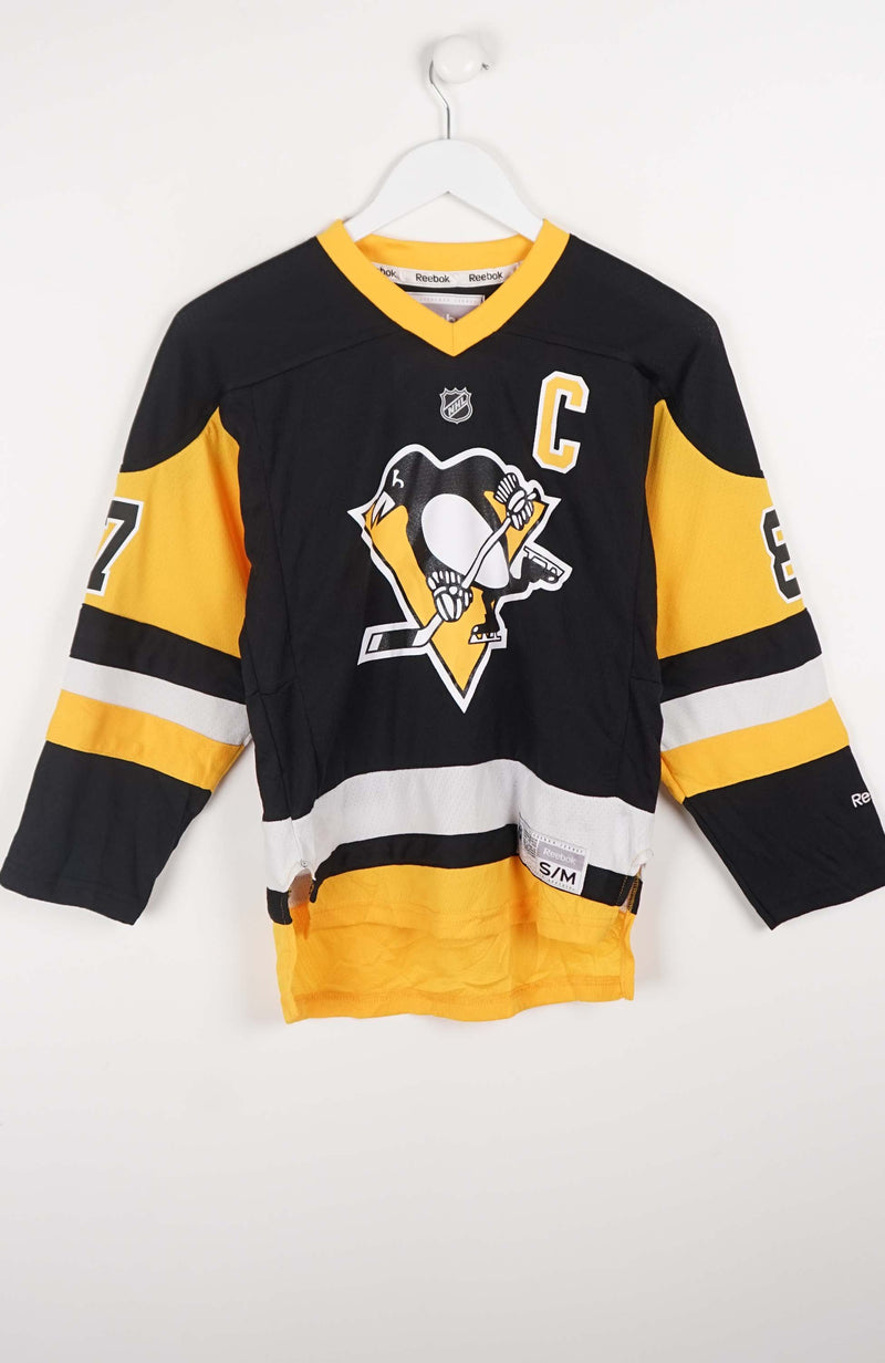 VINTAGE NHL REEBOK PITTSBURGH PENGUINS JERSEY (XS)