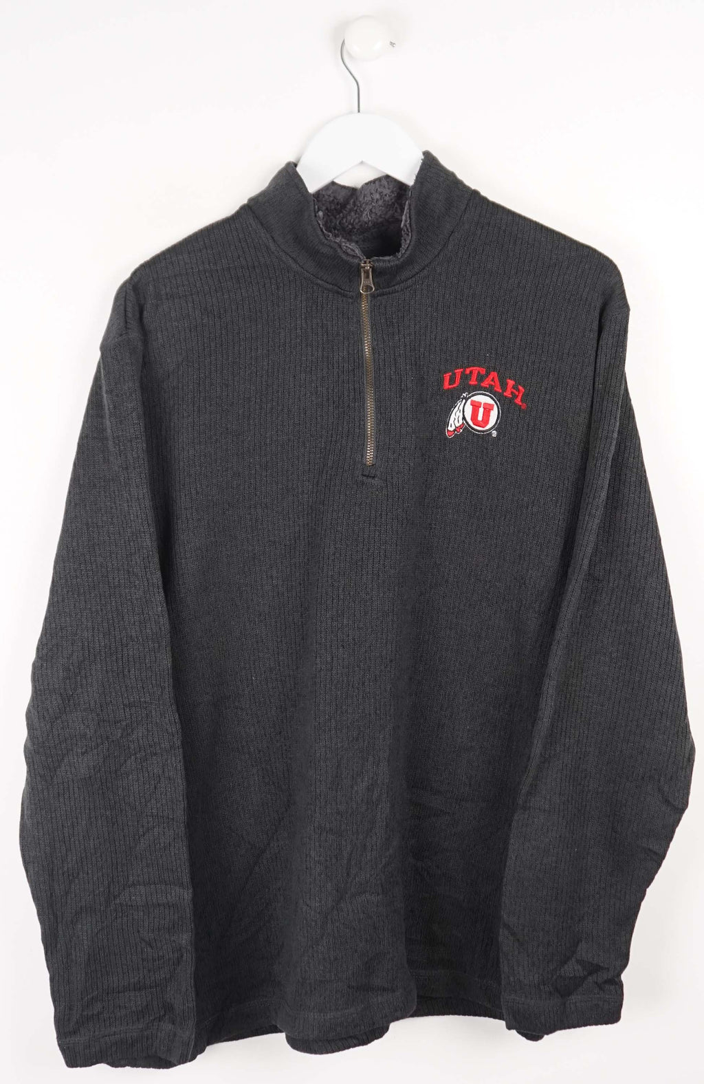 VINTAGE UTAH 1/4 ZIP SWEATER (XL)