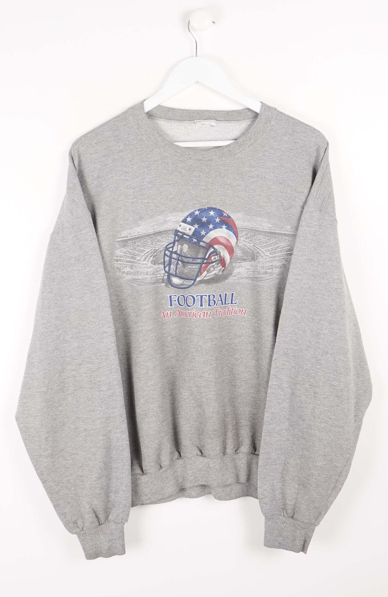 VINTAGE USA FOOTBALL SWEATER (M)