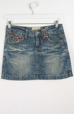 VINTAGE Y2K DENIM SKIRT (SIZE 10)