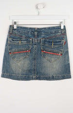 VINTAGE Y2K DENIM SKIRT (SIZE 10)