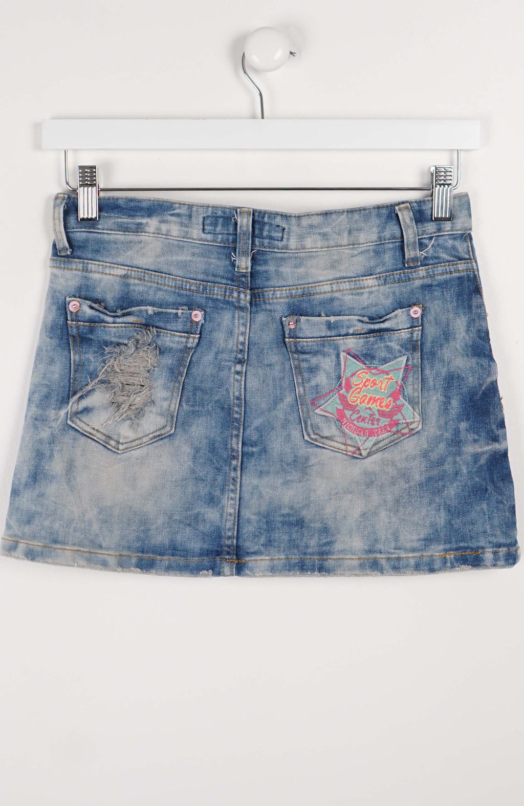 VINTAGE Y2K DENIM SKIRT (SIZE 10)