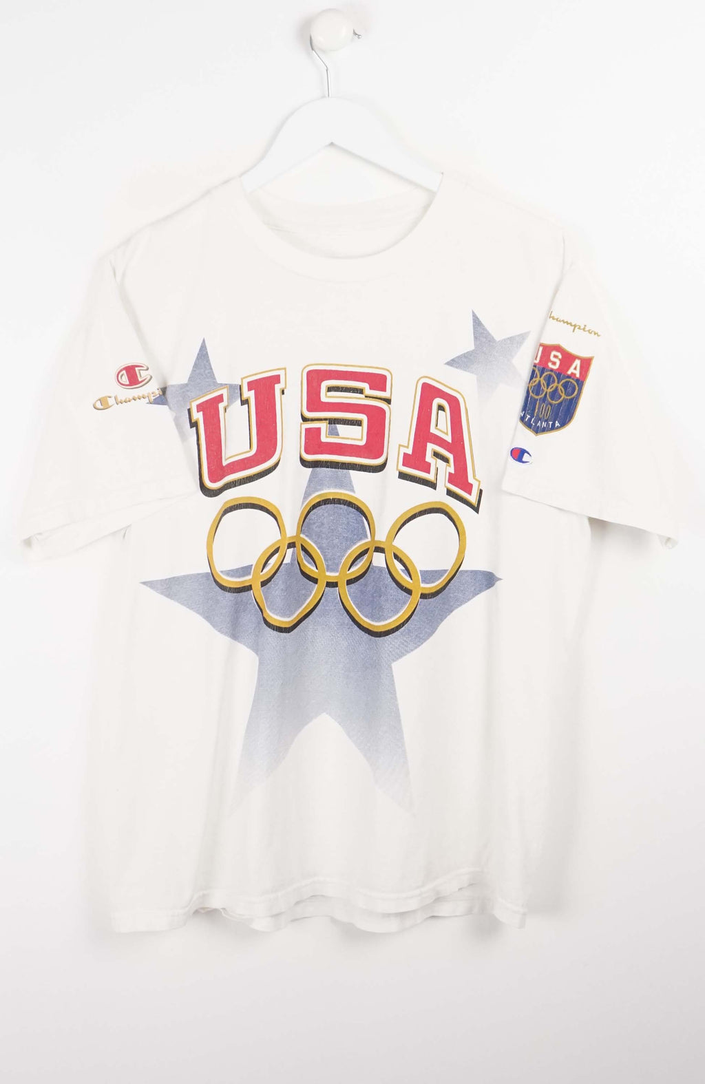 Vintage Original 90s Olympic Atlanta 1996 Promo T-shirt 